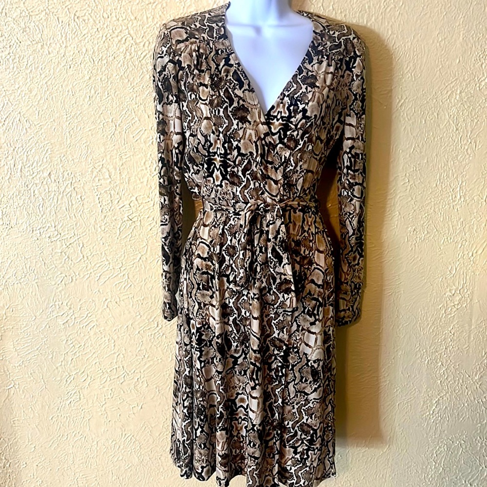 Snake print size 6 mid dress